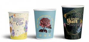 Custom Printed Paper Coffee Cups - Made in USA