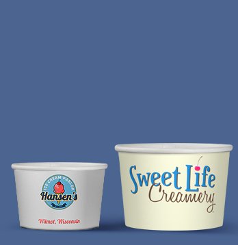 Cupprint ice cream cup