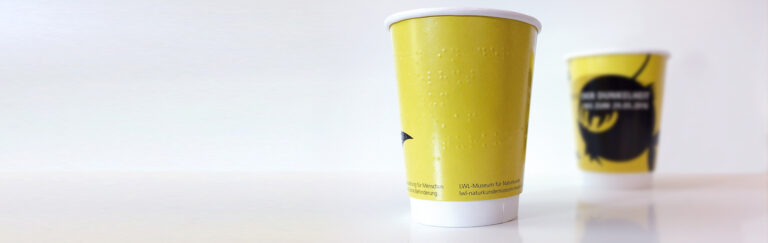 Braille Printed Paper Cup – Bringing Light into Darkness