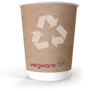 Image of vegware fully compostable paper coffee cup