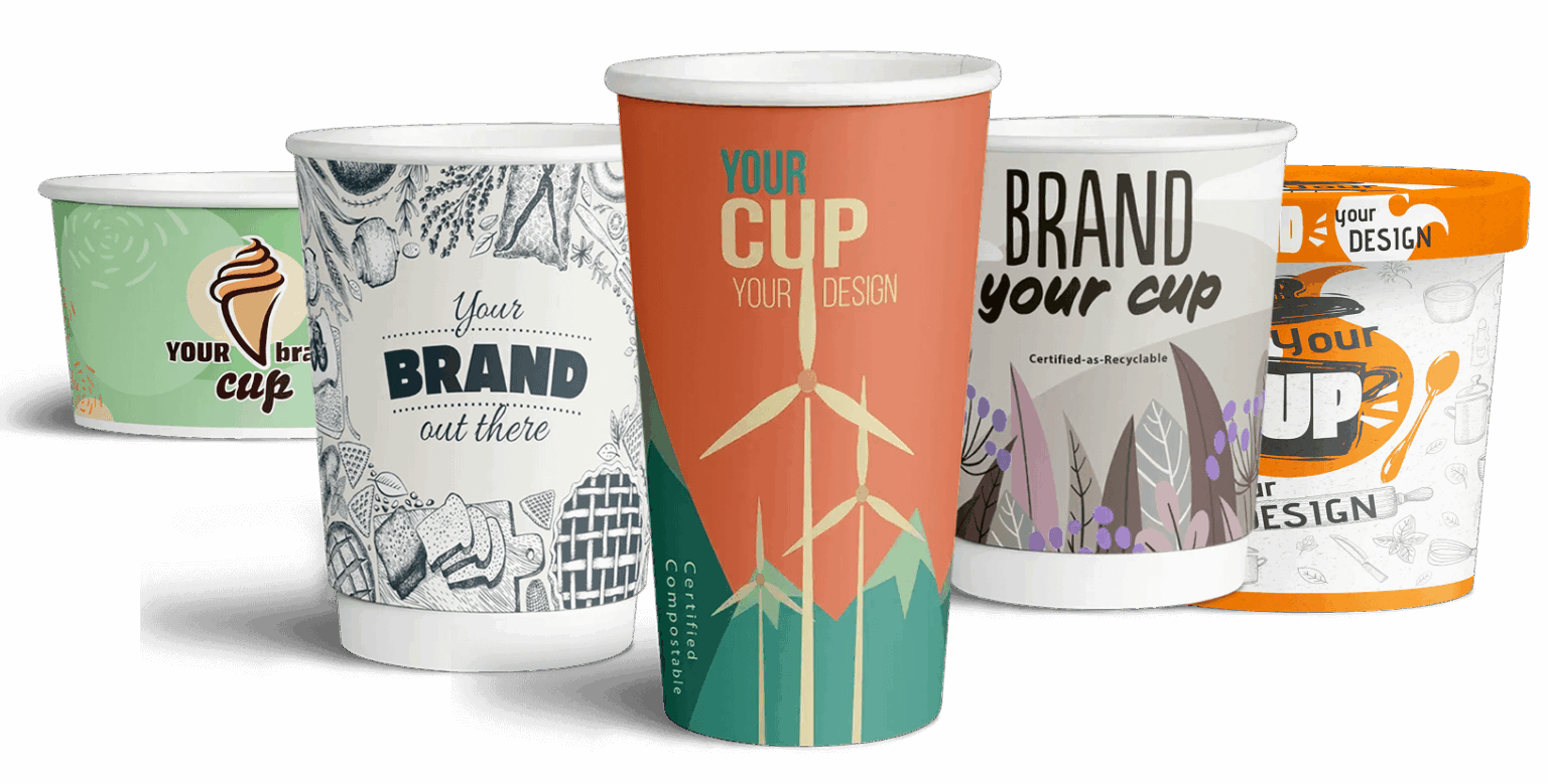 Custom Printed Paper Cups UK - Personalised for Your Brand