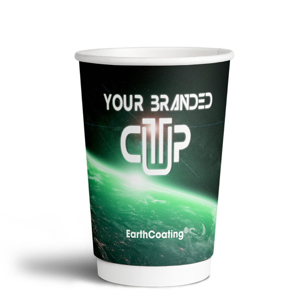 16 Oz Recyclable Double Wall Paper Cups Cup Print