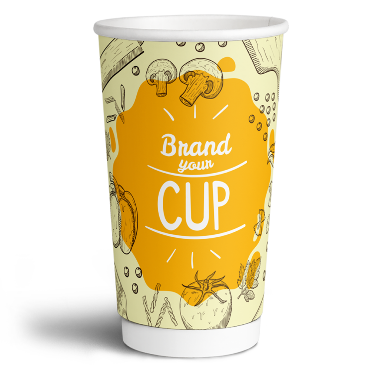 Oz Regular Double Wall Paper Cups Cup Print